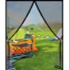Magnetic Insect Screen for Balcony Doors, 195 x 265 cm, Black view 1