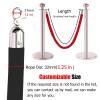 White Crowd Control Rope for Queues and Events, 100–300 cm (Color: 10 Pcs) view 4