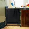 Single Saloon Door, Swinging Kitchen Door, Black-and-White Café Door with Hinges, W60cm x H90cm (23.6") view 1