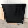Single Saloon Door, Swinging Kitchen Door, Black-and-White Café Door with Hinges, W60cm x H90cm (23.6") view 2