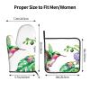 Blumen Kolibri Heat-Resistant Oven Mitt and Pot Holder Set view 2