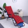 Morbuy Deck Chair Cushion for Garden Loungers, 53 x 170 cm, Red Plaid view 1