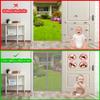 Magnetic Insect Screen Door, 245 x 180 cm, Magnetic Curtain for Balcony, Living Room and Patio Doors, Easy Adhesive Installation Without Drilling, Gray view 3
