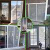 Magnetic Insect Screen Door, 245 x 180 cm, Magnetic Curtain for Balcony, Living Room and Patio Doors, Easy Adhesive Installation Without Drilling, Gray view 4