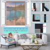 Brown Magnetic Insect Screen Door, No Drilling, 115 x 190 cm view 2