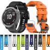 KAVJU 22 26 mm Silicone Replacement Band for Garmin Fenix 6, 6S, 6X Pro, 5, 5X Plus, 3, 3 HR and Forerunner 935, Agate view 2
