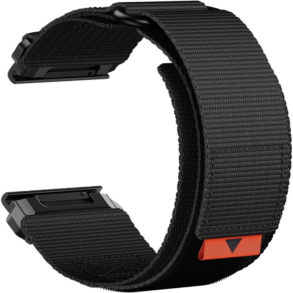 TPUOTI 22 mm Quick-Release Nylon Band for Garmin Fenix 6X/6 Pro, Fenix 5X/5 Plus, 935, S60/S62 and Quatix 5, Agate