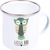 Kleckerliese Enamel Coffee Mug, Little Bro Brother, Owl_2 view 2