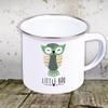 Kleckerliese Enamel Coffee Mug, Little Bro Brother, Owl_2 view 4