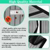 Insect Screen for Windows 285 x 250 cm, Magnetic Curtain, Brown view 4