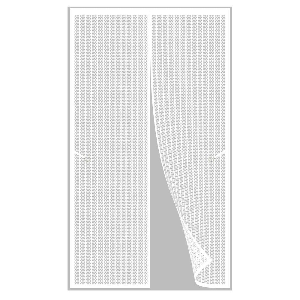 Magnetic Insect Screen Door Curtain, 200 x 235 cm, White