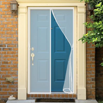 Magnetic Insect Screen Door, 140 x 215 cm, White