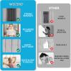 Magnetic Insect Screen Door, 290 x 195 cm, Black view 3