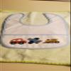 Baby Bibs, Cotton, Cross-Stitch, 16-Count, Blue, 7-Piece Set, White, One Size view 2