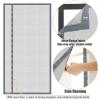 Magnetic Screen Door Curtain for Balcony Doors, 235 x 200 cm, Gray view 4