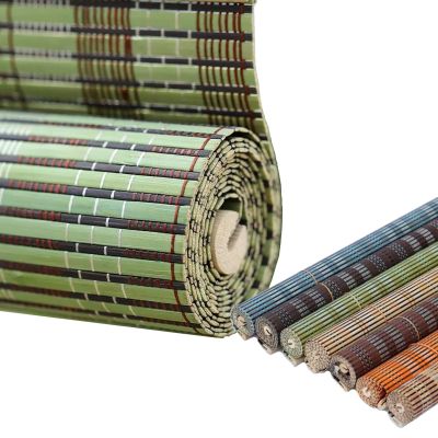 Retro Bamboo Roller Blind, Light Filtering and Privacy Protection, Easy to Hang, Smooth Up and Down, 90/110/180/200 cm