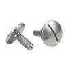 BELLAY M2–M6 Stainless Steel Slotted Flat Round-Head Screws, GB947 (M6, 6 mm, 2 pcs) view 1