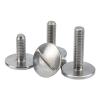 BELLAY M2–M6 Stainless Steel Slotted Flat Round-Head Screws, GB947 (M6, 6 mm, 2 pcs) view 3