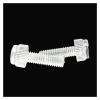BELLAY M3 M4 M5 M6 M8 Clear Transparent Acrylic Plastic Knurled Slotted-Head Hand-Tightening Screw, DIY (Color: 40mm, Size: M5) view 4