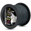 New 4-Strand Braided Fishing Line, 150 m/500 m, Multifilament, Dark Gray, 150 m, 0.148 mm, 10 kg view 1