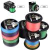 New 4-Strand Braided Fishing Line, 150 m/500 m, Multifilament, Dark Gray, 150 m, 0.148 mm, 10 kg view 4