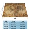 Vintage Old World Map Ultra-Soft Microfleece Blanket, 60 x 50 in, for Bed, Sofa, Couch, Travel and Camping view 4