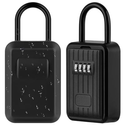 TEUEN Waterproof Key Safe with Shackle, 4-Digit Combination Lock