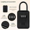 TEUEN Waterproof Key Safe with Shackle, 4-Digit Combination Lock view 3