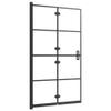 VACARX Tempered Glass Shower Screen 80 x 140 cm, Black view 4