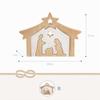 Small Wooden Nativity Scene Set, 20 x 14 cm view 2