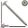 Pan-Head Structural Wood Screws TX 4.5 x 80/48 mm, A2 Stainless Steel, 10-Pack view 2