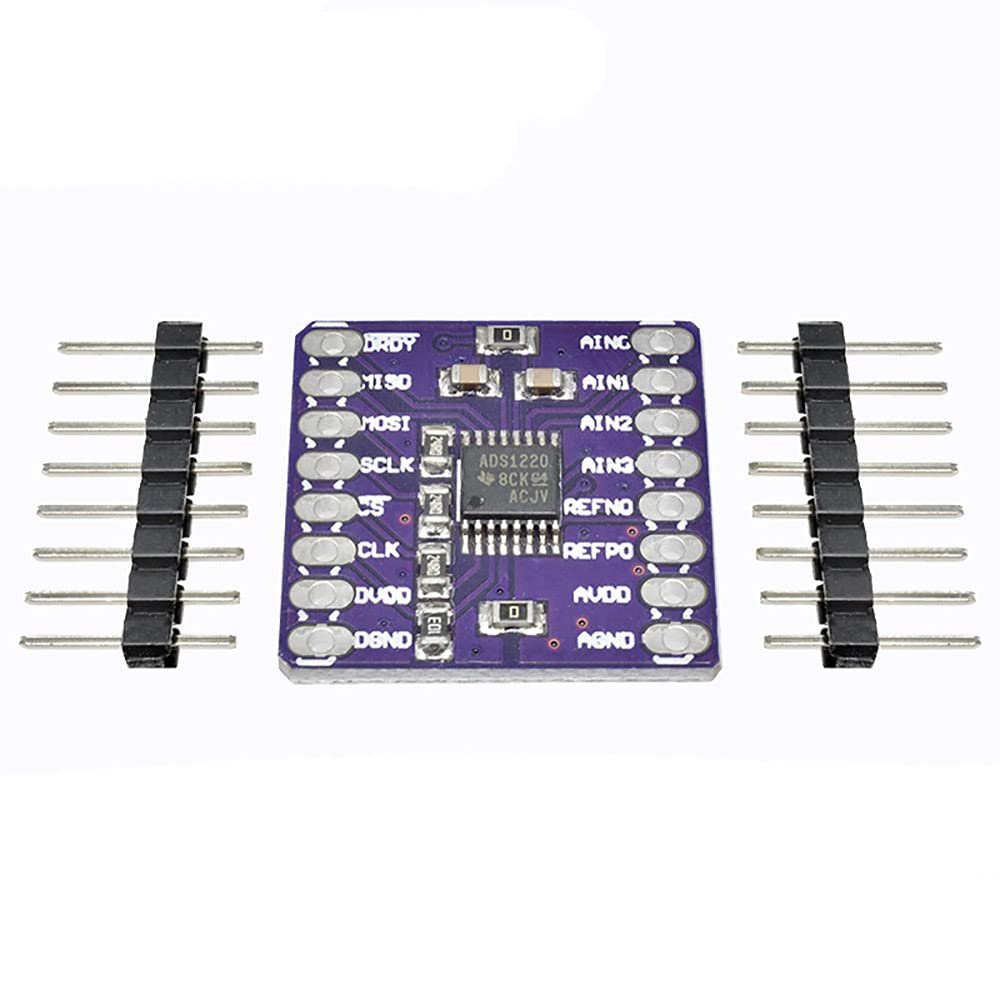 RAKSTORE ADS1220 24-Bit ADC Converter Board Module, I2C, Low Power, Analog-Digital Sensor, SPI, 3V-5V, CJMCU-1220