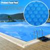 ADCUFF Solar Pool Cover, Blue, 100 × 500 cm view 2