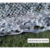 DLLY Camouflage Net Sun Shade, 6 x 11 m (19.7 x 36 ft), Gray view 2