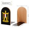 Egyptian Coat of Arms Eagle Wooden Bookends, Decorative view 2