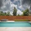 MZQMK Bamboo Fence, Natural Reed Fence Roll, Eco-Friendly Bamboo Fence Panel, Curtain Sunshade for Garden, Patio, Villa, Restaurant, Hotel, 2.6 x 2.1 m view 2