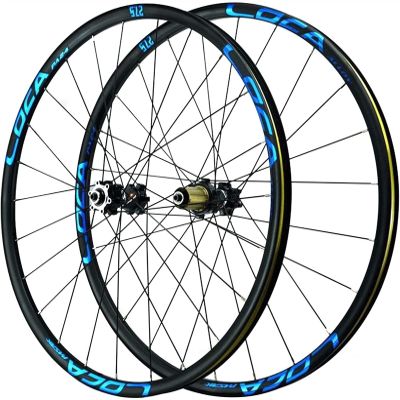 ZECHAO MTB Wheelset, 26/27.5/29 in, 8–12-Speed Cassette, Disc Brake, Double-Wall Rims, QR, 24 Spokes