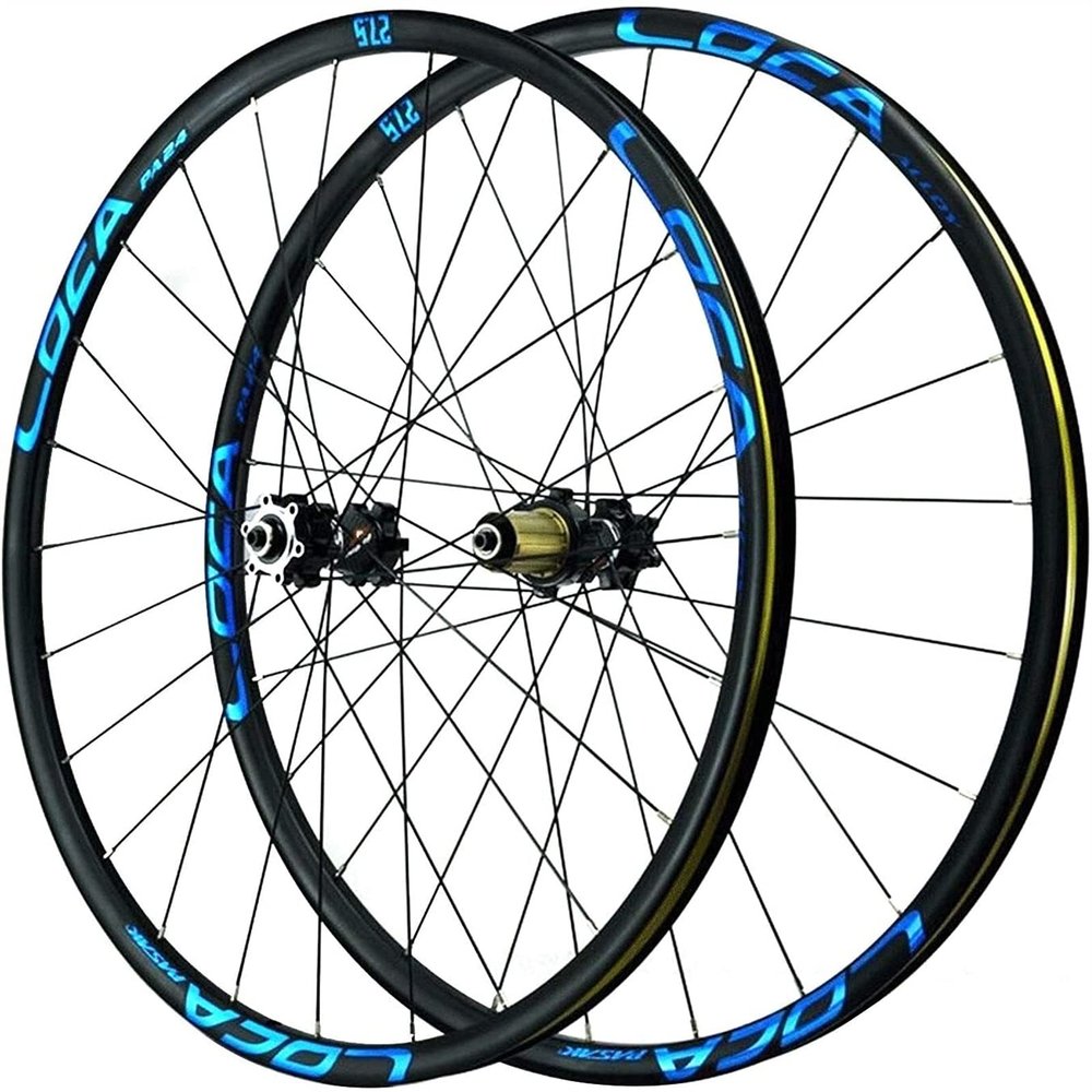 ZECHAO MTB Wheelset, 26/27.5/29 in, 8–12-Speed Cassette, Disc Brake, Double-Wall Rims, QR, 24 Spokes