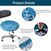 YOPOIY Round Bar Stool Covers, 2-Piece Set, Printed Stretch Covers, Soft, Washable, Removable view 2