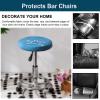 YOPOIY Round Bar Stool Covers, 2-Piece Set, Printed Stretch Covers, Soft, Washable, Removable view 3