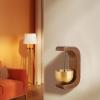 FASSME Magnetic Wooden Doorbell with Copper Bell view 2