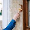 FASSME Magnetic Wooden Doorbell with Copper Bell view 3