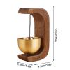 FASSME Magnetic Wooden Doorbell with Copper Bell view 4