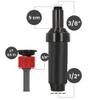Pop-Up Lawn Sprinkler, Adjustable 360° Nozzle, 3.6 m Range, 5 cm Pop-Up Height view 2