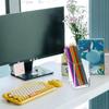 4-Pack Clear Acrylic Pen Holders, Square Desk Organizers view 4