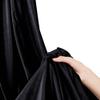 BENECREAT Black Velvet Upholstery Fabric, 57 x 39 in / 145 x 100 cm, for Chair Covers, Cushions, Curtains, Clothing and Crafts view 3