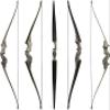 HNZMDY 60-Inch Takedown Recurve Bow and Arrow Set, 20–60 lb, 50 lb, Gray, Left-Handed view 3