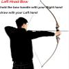 HNZMDY 60-Inch Takedown Recurve Bow and Arrow Set, 20–60 lb, 50 lb, Gray, Left-Handed view 4