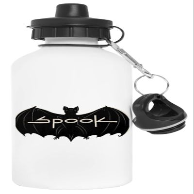 GUNMANTOR Spook Discoteque White Aluminum Reusable Water Bottle
