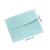 luckxuan A4 2-Piece Ring Binder/Clipboard File Folder, PVC, Button Closure, Large-Capacity Document Pouch, Light Green view 2